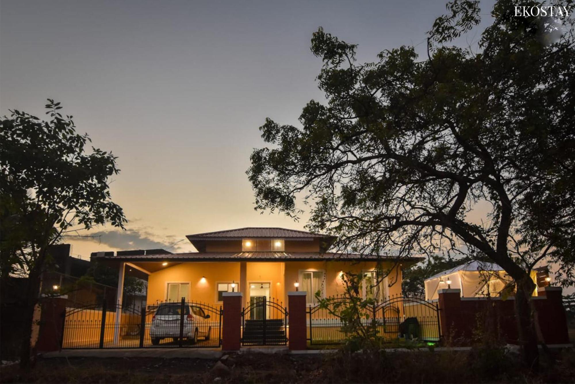 Ekostay - Pinewood Villa Alibag Luaran gambar